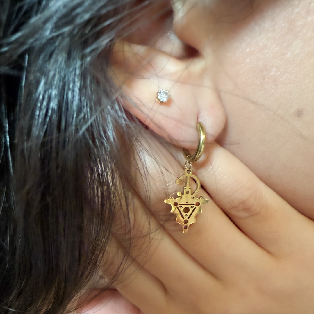 Boucles d'oreilles – Signe Tazrzit berbère