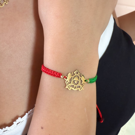 Bracelet avec pendentif armoirie du Maroc