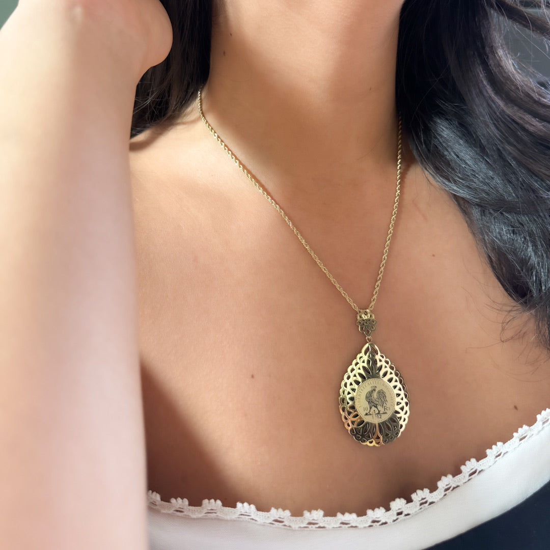 Ensemble beldi collier et boucles