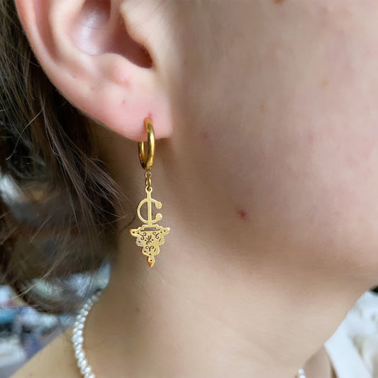 Boucles d'oreilles – Signe Tazrzit berbère